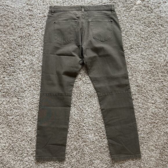 Proof Rover Pants Men’s Size 33x30 Brown Slim Huckberry Stretch Canvas Gusseted - Picture 2 of 8